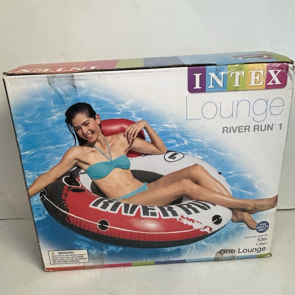Intex Inflatable Red River Run I Pool Tube 53" Brand New